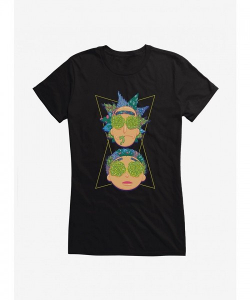 Rick and Morty Portal Eyes Junior Girls T-Shirt