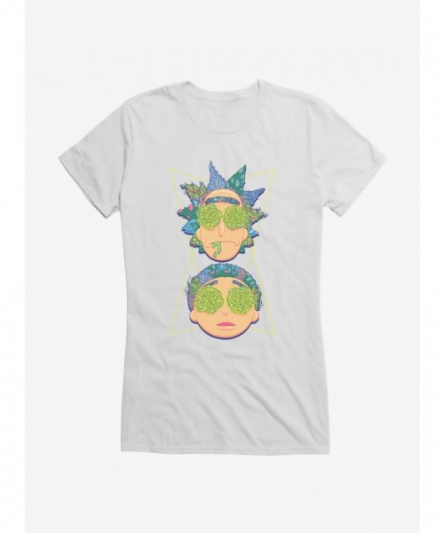 Rick and Morty Portal Eyes Junior Girls T-Shirt