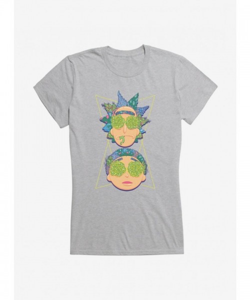 Rick and Morty Portal Eyes Junior Girls T-Shirt