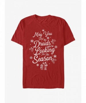 Star Wars Red Found Droids Tee - Men's Lightweight Comfort