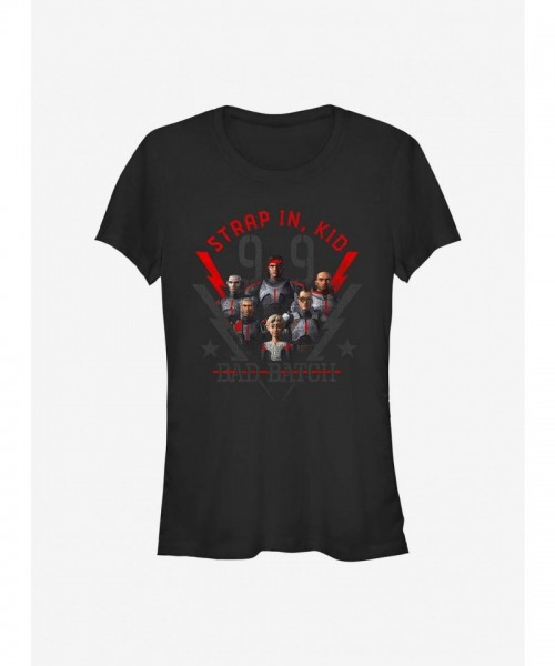Star Wars Bad Batch Girls Lightweight T-Shirt - Junior Black