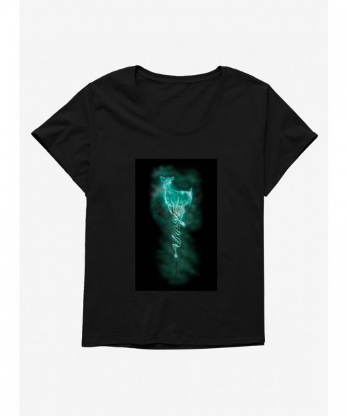 Harry Potter Doe Patronus Wand T-Shirt for Girls Plus Size