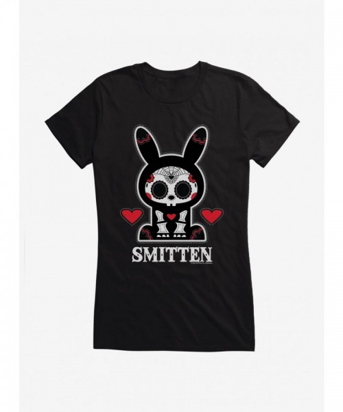 Skelanimals Girls Smitten Cartoon T-Shirt - Lightweight Cotton