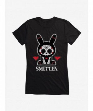 Skelanimals Girls Smitten Cartoon T-Shirt - Lightweight Cotton
