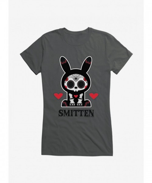Skelanimals Girls Smitten Cartoon T-Shirt - Lightweight Cotton