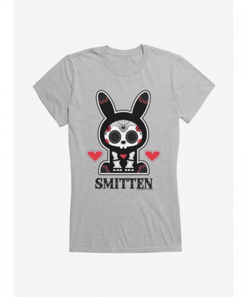 Skelanimals Girls Smitten Cartoon T-Shirt - Lightweight Cotton