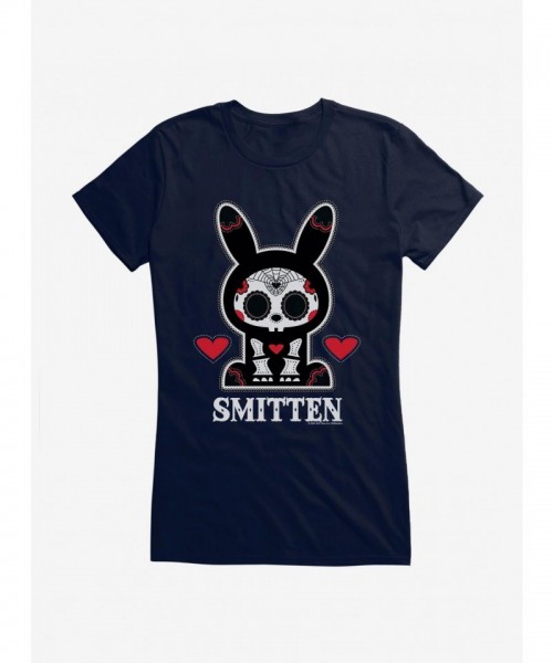 Skelanimals Girls Smitten Cartoon T-Shirt - Lightweight Cotton