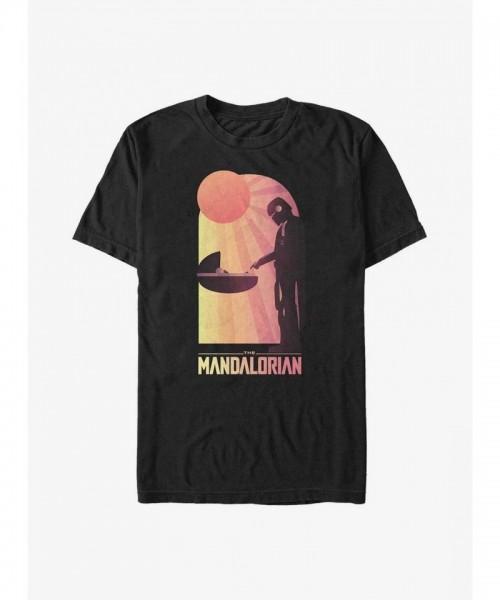 Mandalorian Graphic Big & Tall T-Shirt - Black