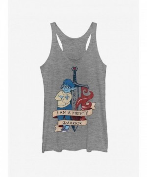 Disney Pixar Onward Mighty Warrior Girls Grey Tank Top