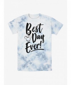 Disney Mickey Mouse Tie-Dye T-Shirt for Men - Best Day Ever Edition