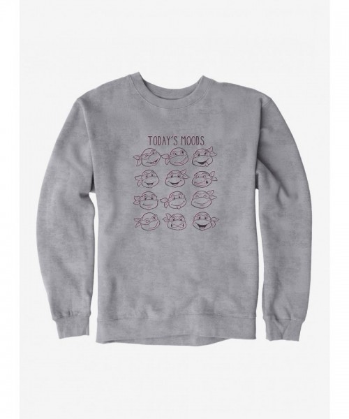 Teenage Mutant Ninja Turtles Mood Graphic Men's Fleece Sweatshirt