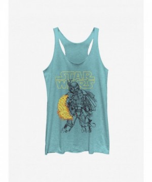 Star Wars Heat Thrower Blue Tank Top for Girls