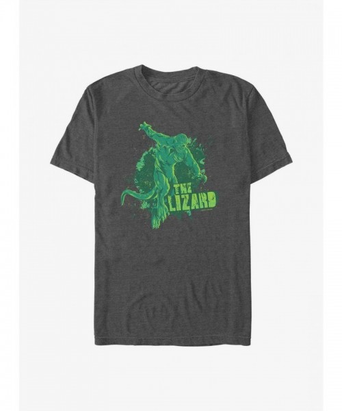 Marvel's Spider-Man: No Way Home Lizard Men's Grey T-Shirt