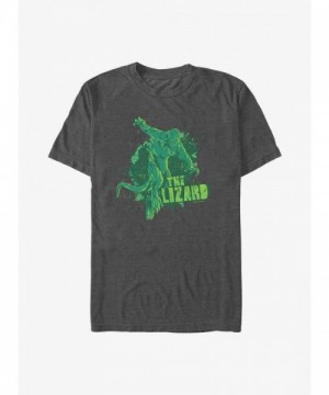 Marvel's Spider-Man: No Way Home Lizard Men's Grey T-Shirt