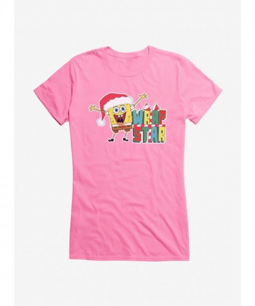 SpongeBob SquarePants Girls Wrap Star Junior T-Shirt