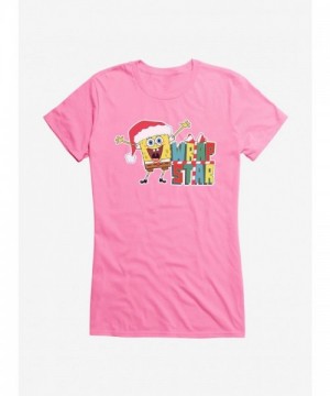 SpongeBob SquarePants Girls Wrap Star Junior T-Shirt