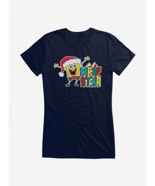 SpongeBob SquarePants Girls Wrap Star Junior T-Shirt