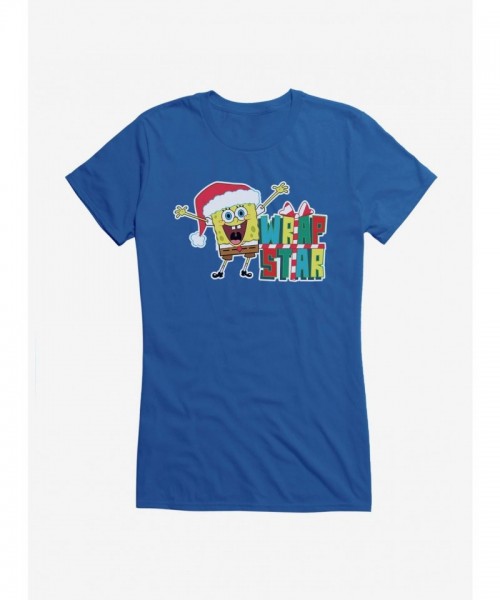 SpongeBob SquarePants Girls Wrap Star Junior T-Shirt