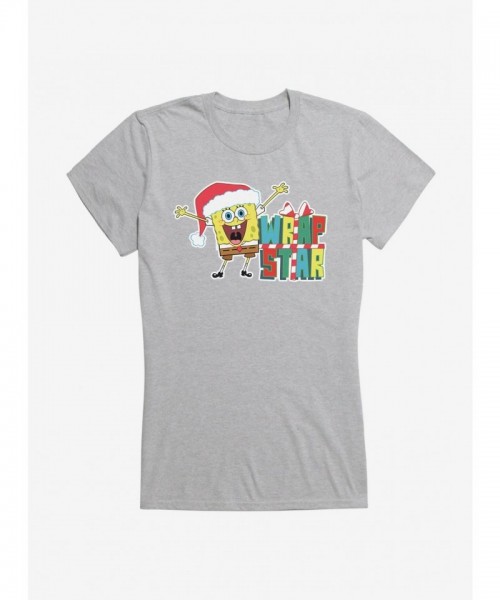 SpongeBob SquarePants Girls Wrap Star Junior T-Shirt