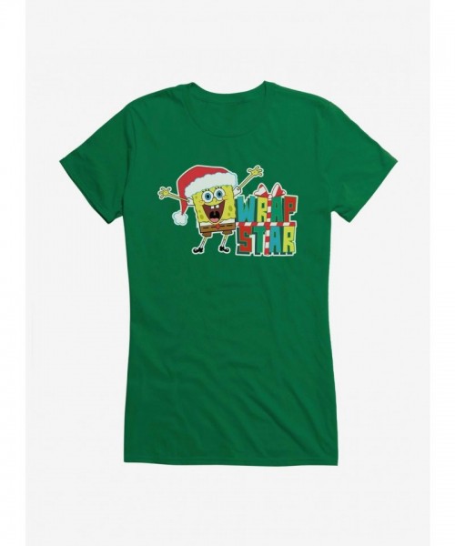 SpongeBob SquarePants Girls Wrap Star Junior T-Shirt