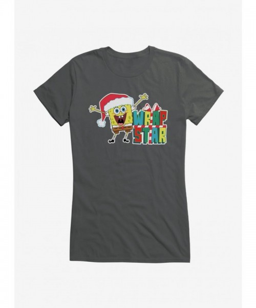 SpongeBob SquarePants Girls Wrap Star Junior T-Shirt