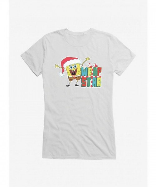 SpongeBob SquarePants Girls Wrap Star Junior T-Shirt