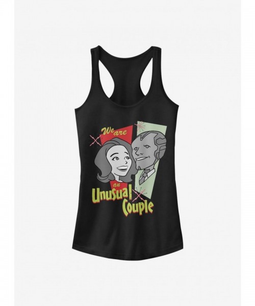 Marvel WandaVision Girls' Couple Black Tank Top