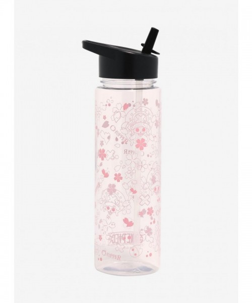 One Piece Chopper Dr. Water Bottle with Cherry Blossoms Design