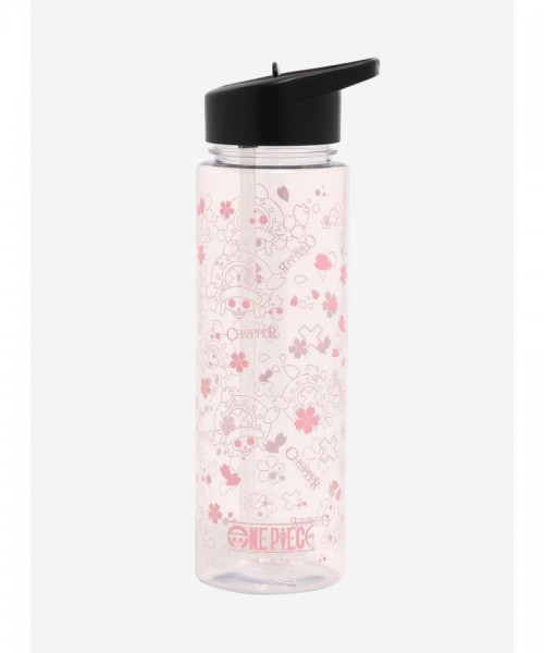One Piece Chopper Dr. Water Bottle with Cherry Blossoms Design