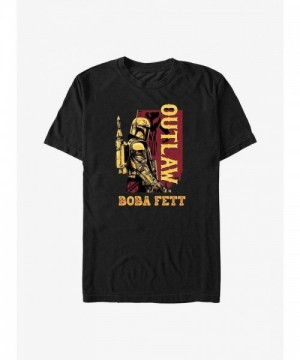Star Wars Boba Fett T-Shirt - Big & Tall Men's Unisex - Black