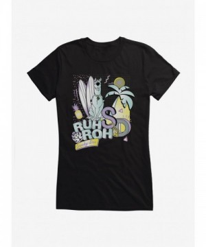 Scooby-Doo Retro Girls T-Shirt - Lightweight Cotton Chillin' Tee