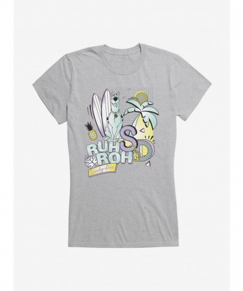 Scooby-Doo Retro Girls T-Shirt - Lightweight Cotton Chillin' Tee