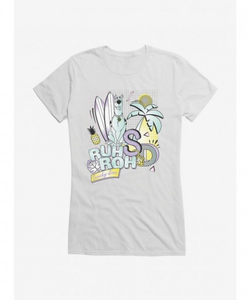 Scooby-Doo Retro Girls T-Shirt - Lightweight Cotton Chillin' Tee