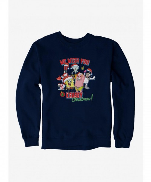 SpongeBob SquarePants Krabby Christmas Unisex Sweatshirt