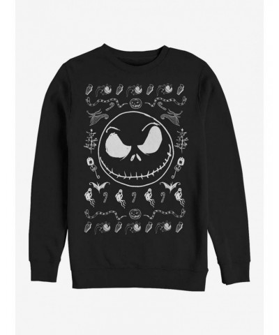 The Nightmare Before Christmas Jack Spooky Sweater Sweatshirt $13.65 Sweatshirts