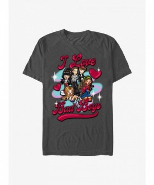Bratz Grey I Love Bad Boys Men's T-Shirt