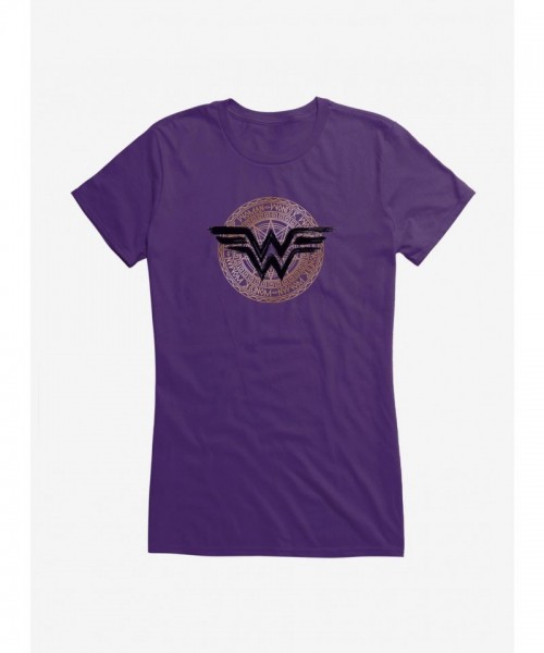 Wonder Woman Power Circle Junior T-Shirt by DC Comics