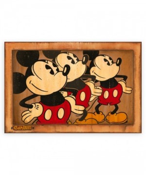Trevor Carlton's Limited Edition ''Three Vintage Mickeys'' Giclée Canvas