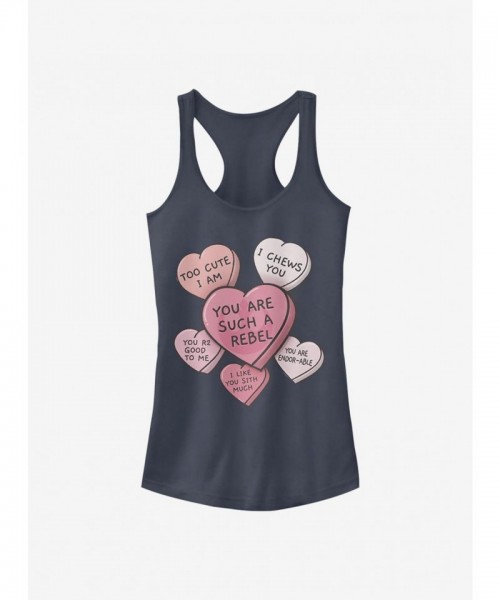 Star Wars Girls Cotton Blend Tank Top - Blue