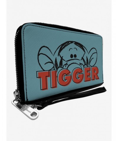 Disney Winnie the Pooh Tigger Peek Pose Zip Around Wallet $15.50 Wallets