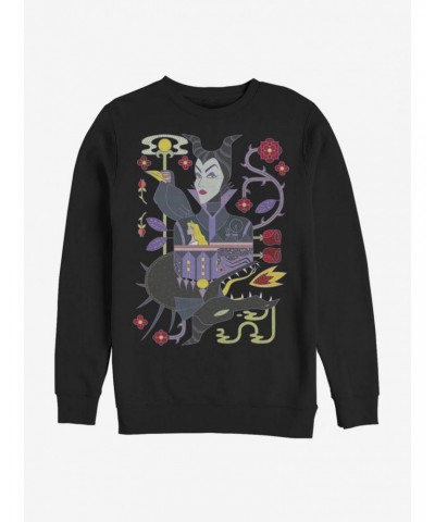 Disney Villains Maleficent Dual Maleficent Sweatshirt $17.71 Sweatshirts