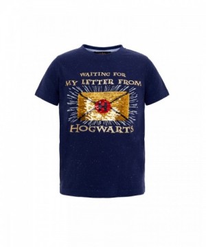 Magic Hogwarts Letter Sequin T-Shirt for Boys