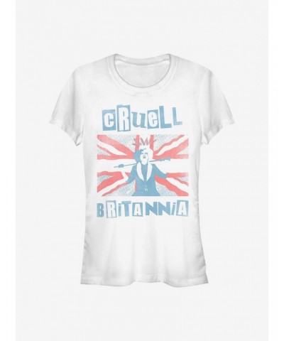 Disney Cruella Cruell Britannia Girls T-Shirt $7.97 T-Shirts