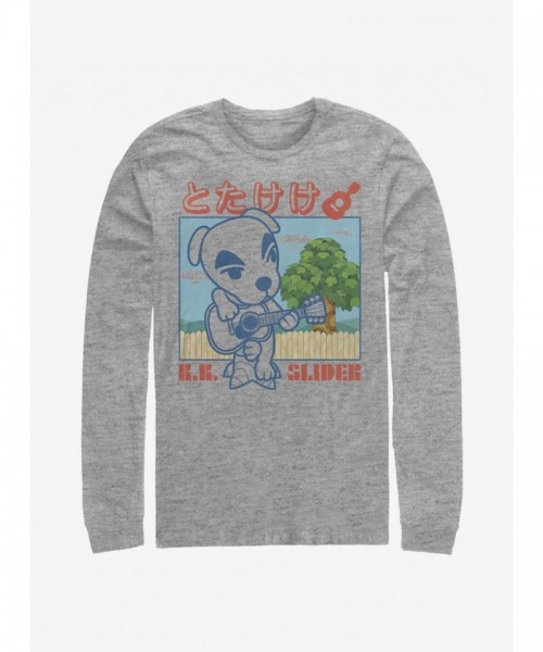 Animal Crossing Totakeke Unisex Long Sleeve Tee - Grey