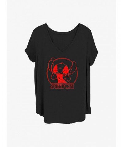 Disney Lilo & Stitch Stranger Stitch Girls T-Shirt Plus Size $12.14 T-Shirts