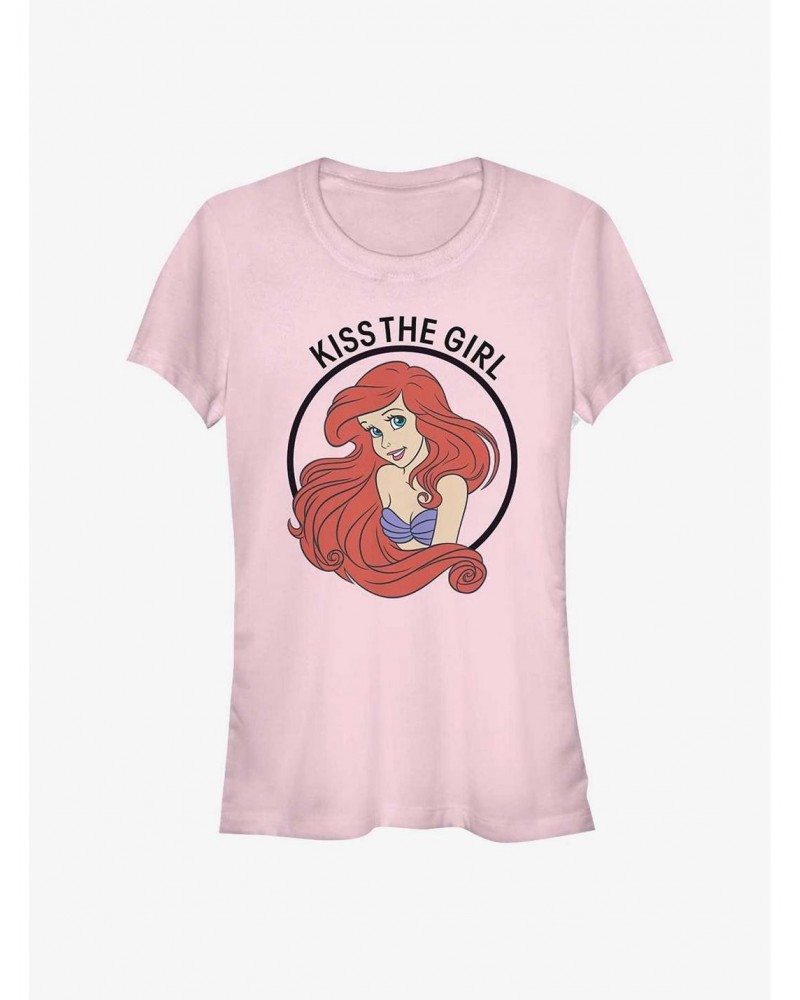 Disney The Little Mermaid Kiss The Girl Girls T-Shirt $10.71 T-Shirts