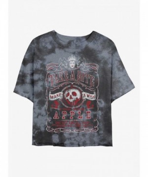Disney Snow White Seven Dwarfs Tie-Dye Crop T-Shirt for Girls - Multi Colors