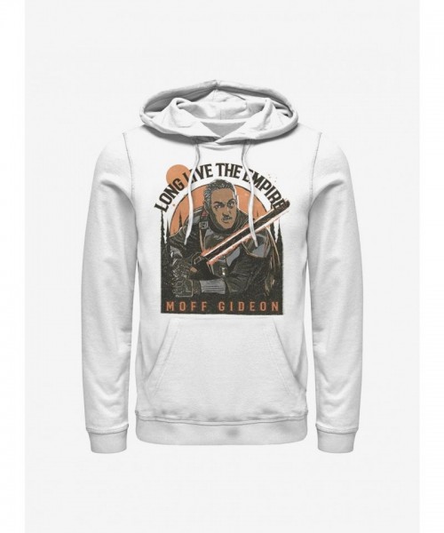Star Wars Mandalorian Gideon Long-Sleeve Hoodie - Men's White