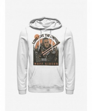 Star Wars Mandalorian Gideon Long-Sleeve Hoodie - Men's White