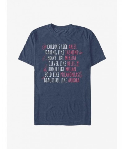 Disney Princess Character Traits T-Shirt $8.37 T-Shirts